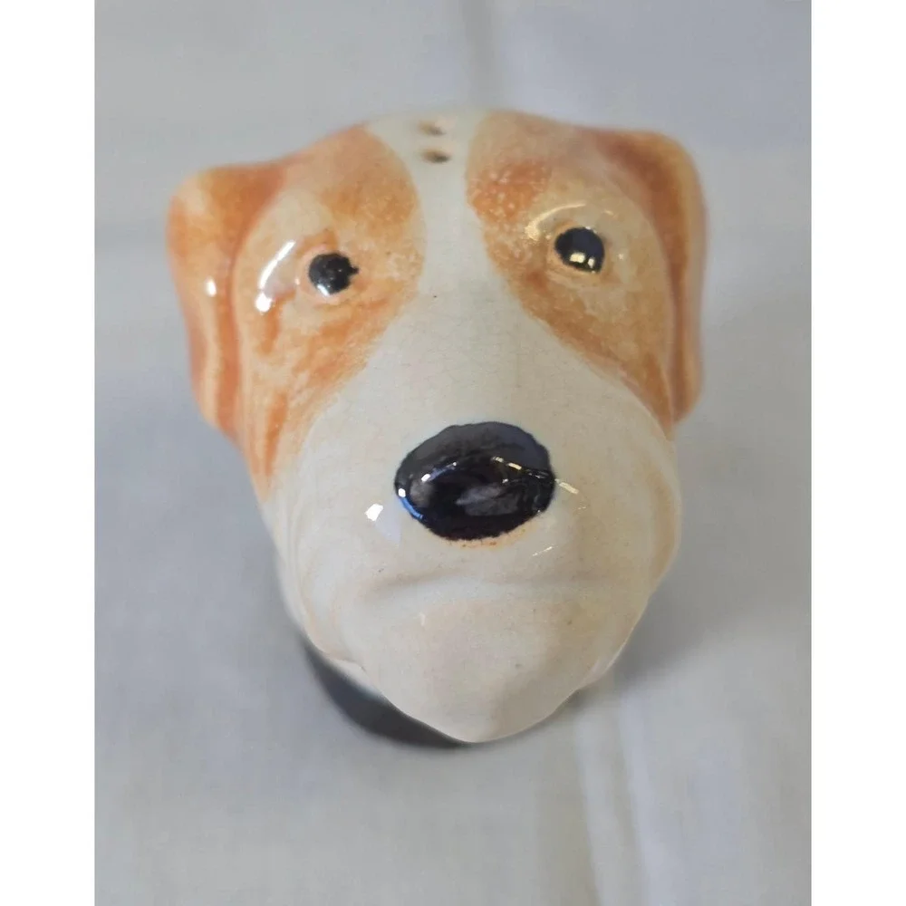 Rosemade Dog Salt Shaker Ceramic Vintage Novelty Kitchen Decor‎